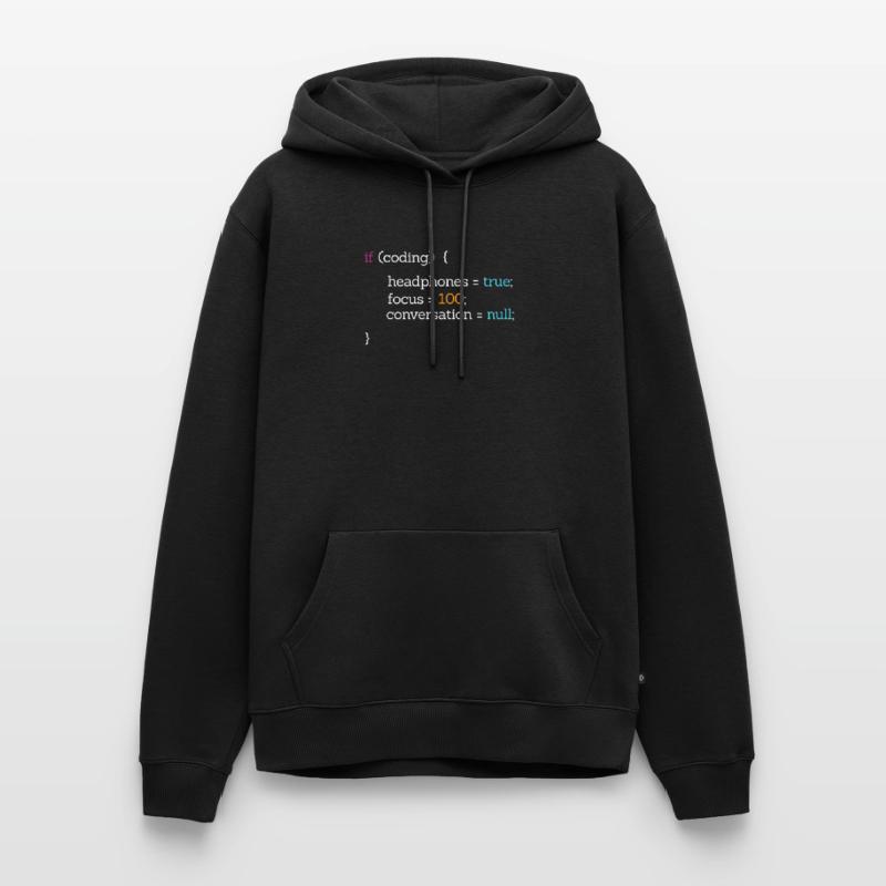 Coder Men’s Premium Organic Hoodie