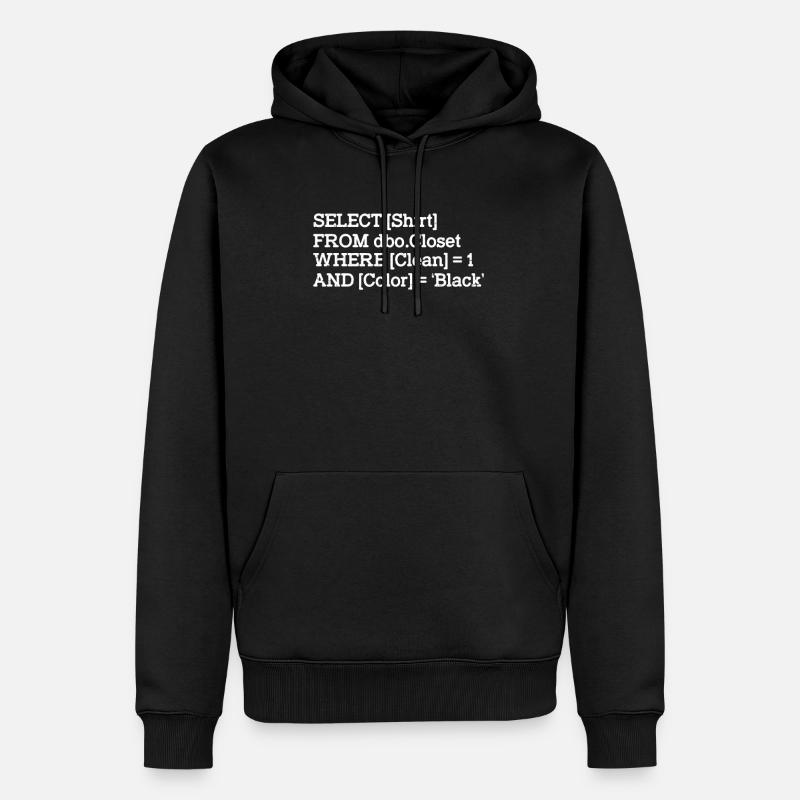 Programmierer - Männer Premium Bio Hoodie - Schwarz