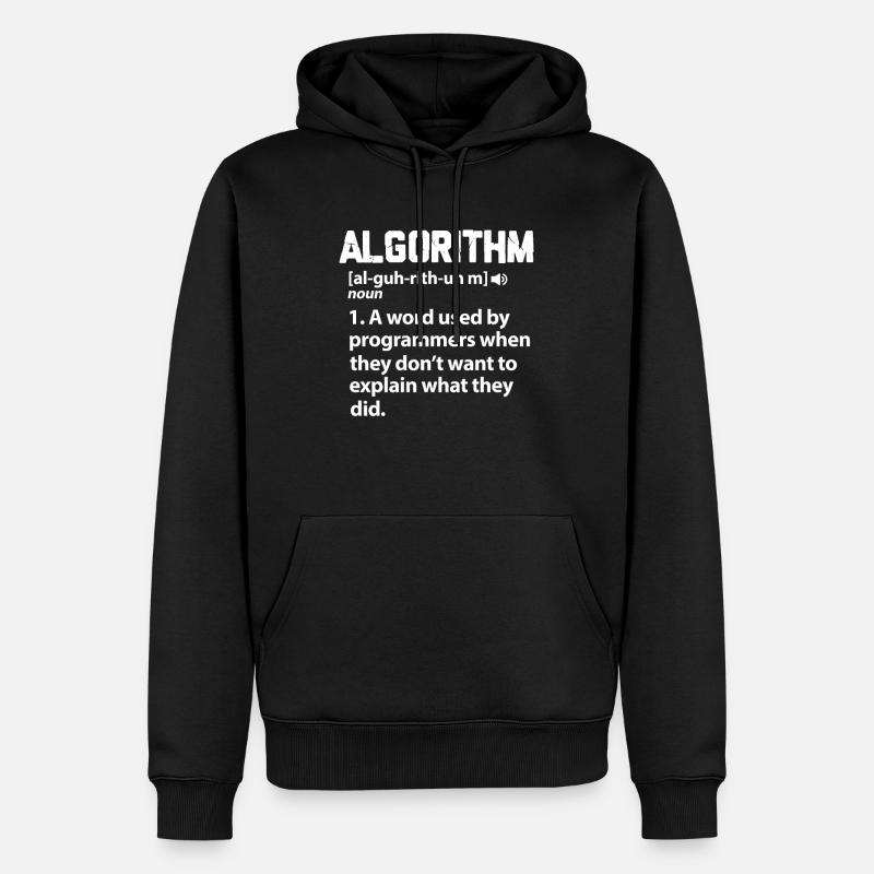 Programmierer - Männer Premium Bio Hoodie - Schwarz