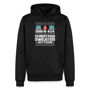 Weihnachtskostüm Ugly Christmas Xmas Geschenk - Männer Premium Bio Hoodie - Schwarz - Vorne - Nico (187cm)