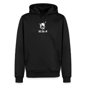 Segeln - Seebär Design für Segler - Männer Premium Bio Hoodie - Schwarz - Vorne - Nico (187cm)