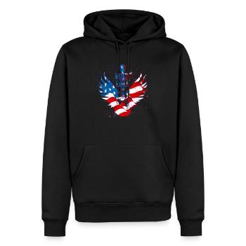 Gitarre - Guitar / Rock N Roll / American Style - Männer Premium Bio Hoodie - Schwarz - Vorne - Nico (187cm)