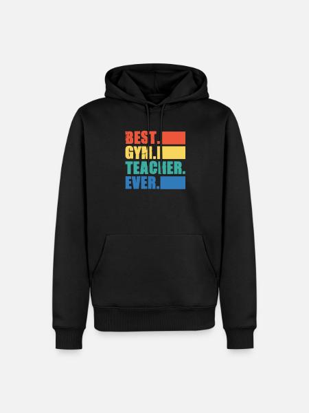 Fitness trainer - Men’s Premium Organic Hoodie - black