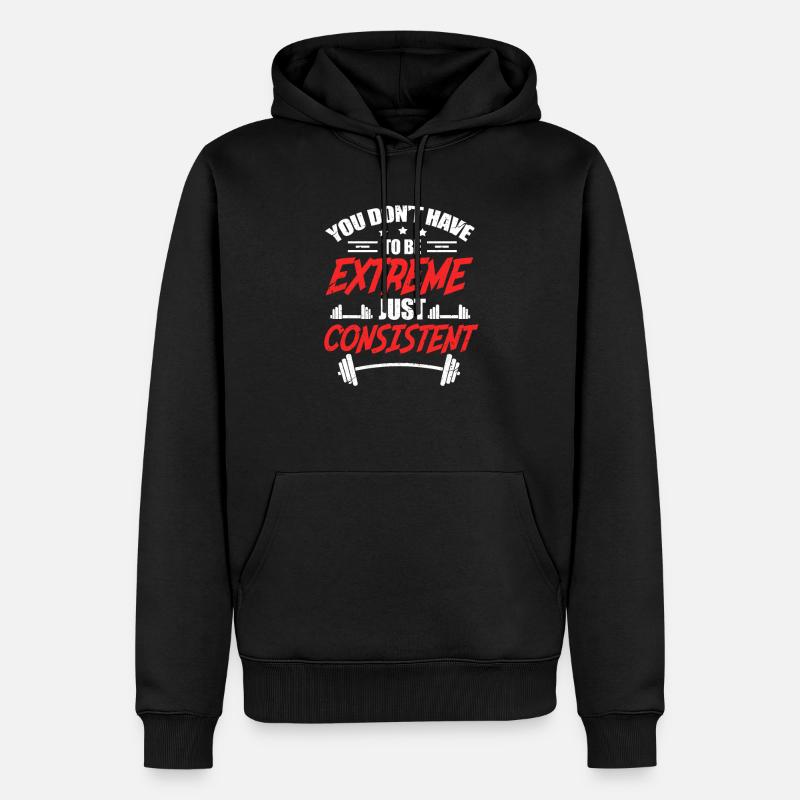 aptitude - Sweat à capuche Premium bio Homme - noir