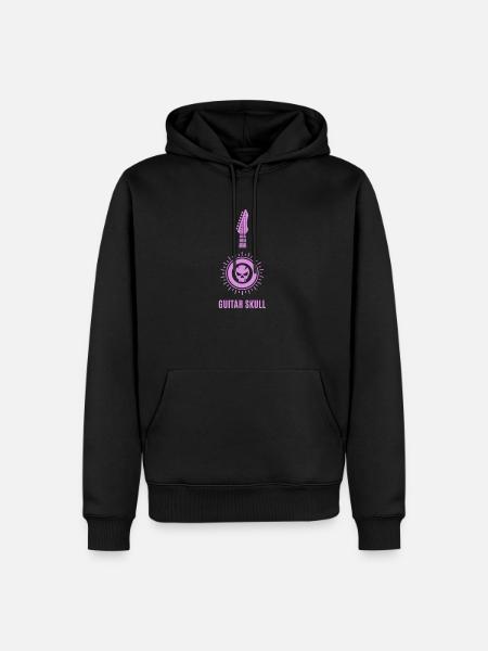 Gitarre - Guitar / Guitar Skull - Men’s Premium Organic Hoodie - black
