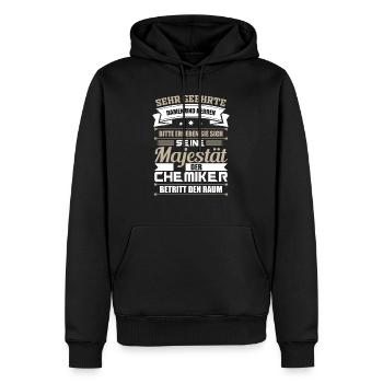 Chemiker Laborant - Männer Premium Bio Hoodie - Schwarz - Vorne - Nico (187cm)