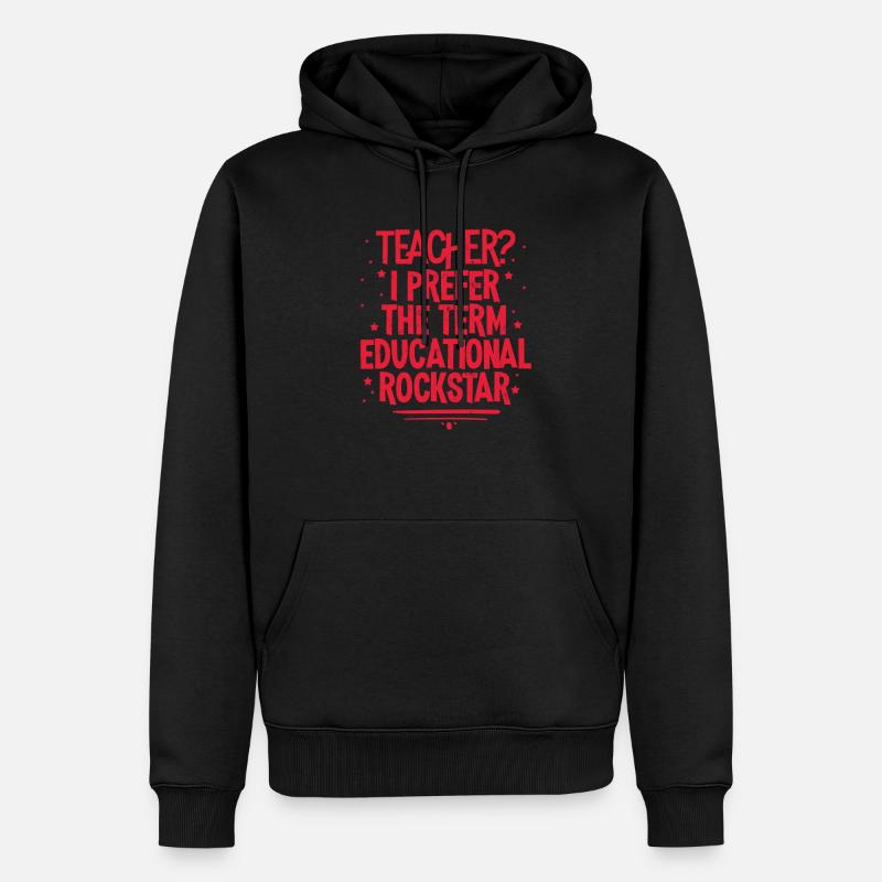 Prof - Sweat à capuche Premium bio Homme - noir