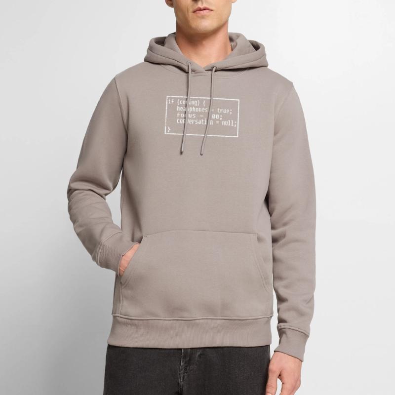 Coders coding Men’s Premium Organic Hoodie