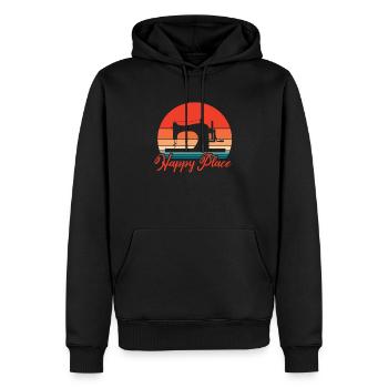 Sewing machine seamstress seamstress gift - Men’s Premium Organic Hoodie - black - Front - Nico (187cm)