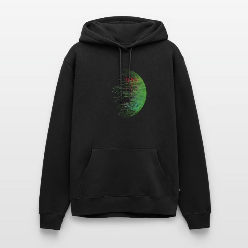 Cadeau de nerd informatique programmeur de code binaire Sweat à capuche Premium bio Homme