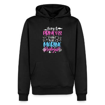 Meeresbiologe - Männer Premium Bio Hoodie - Schwarz - Vorne - Nico (187cm)