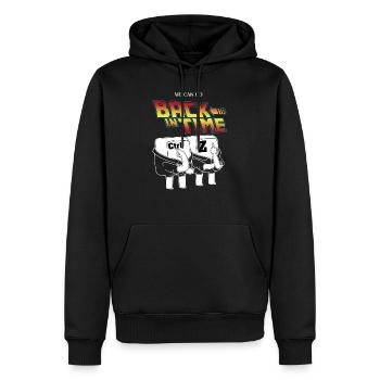 PC Computer Hacker Nerd Informatiker Geek Admin - Männer Premium Bio Hoodie - Schwarz - Vorne - Nico (187cm)
