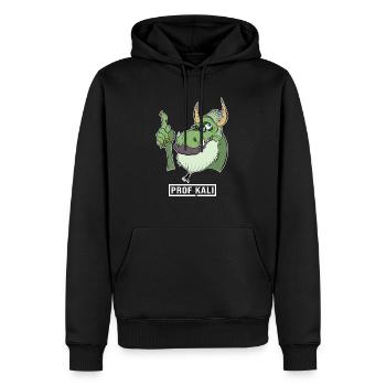 Administrateur informatique Kali Linux Tux Dragon Head - Sweat à capuche Premium bio Homme - noir - Devant - Nico (187cm)