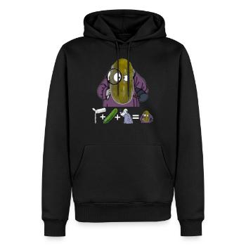 Suolakurkkuhemuli - Männer Premium Bio Hoodie - Schwarz - Vorne - Nico (187cm)