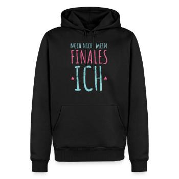 Geschlechtsumwandlung Transformation Geschenk LGBT - Männer Premium Bio Hoodie - Schwarz - Vorne - Nico (187cm)