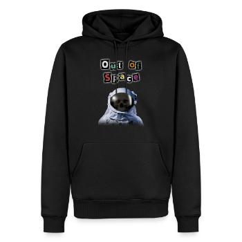 Out of Space - Travis Scott Style Astronaute - Sweat à capuche Premium bio Homme - noir - Devant - Nico (187cm)