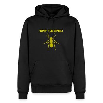 Garde-fourmi, porte-fourmi, terrarium, fourmi - Sweat à capuche Premium bio Homme - noir - Devant - Nico (187cm)