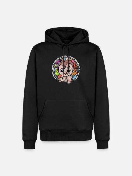 I'm Proof Daddy Doesn't Play Video Games All Time - Herre Premium økologisk hoodie - sort