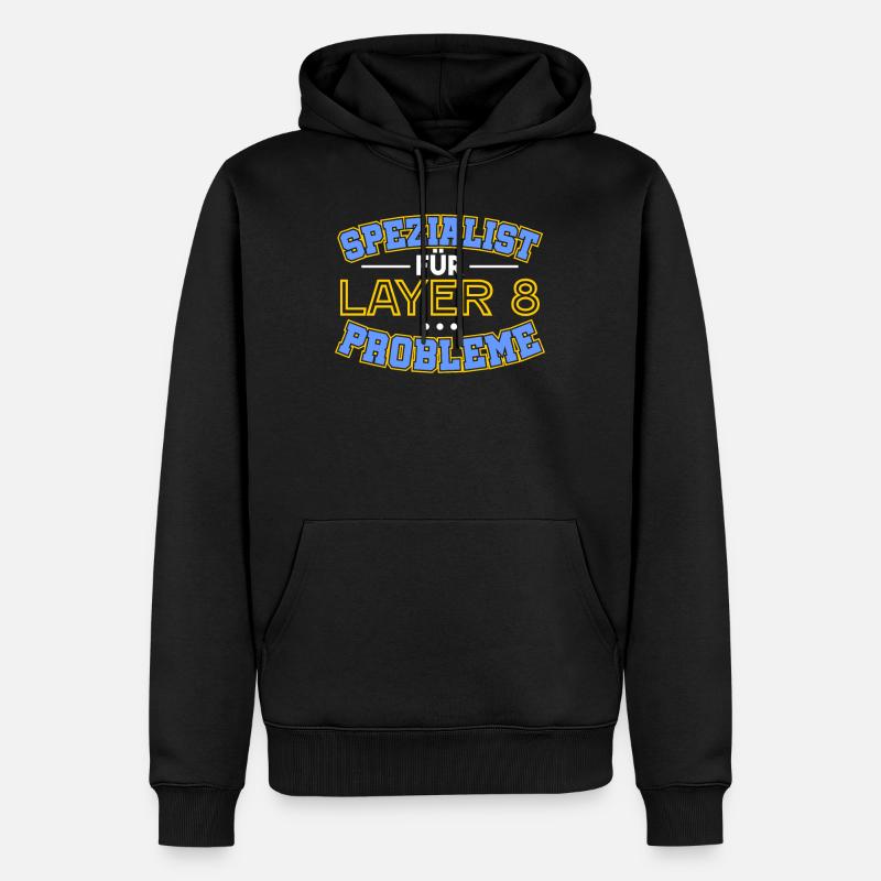 Admin Informatiker Informatik Administrator - Männer Premium Bio Hoodie - Schwarz