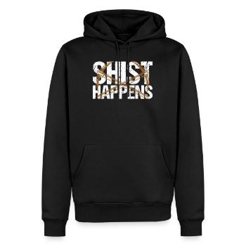 Geologe - Männer Premium Bio Hoodie - Schwarz - Vorne - Nico (187cm)