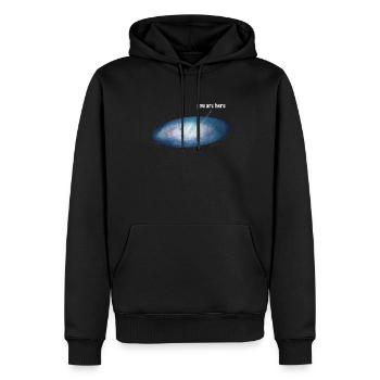 Astronomie - Männer Premium Bio Hoodie - Schwarz - Vorne - Nico (187cm)