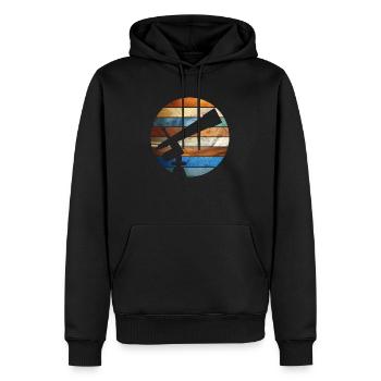 Astronomy - Men’s Premium Organic Hoodie - black - Front - Nico (187cm)