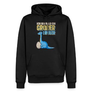 Bruder Sohn Kind Kinder Geschenk - Männer Premium Bio Hoodie - Schwarz - Vorne - Nico (187cm)
