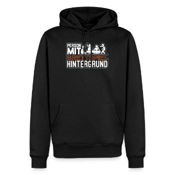 Boardgame Würfel Nerd Geek Brettspiel Geschenk - Männer Premium Bio Hoodie - Schwarz - Vorne - Nico (187cm)
