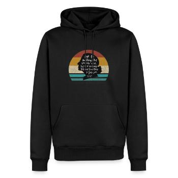Fight For The Things You Care About Notorious RBG - Sweat à capuche Premium bio Homme - noir - Devant - Nico (187cm)