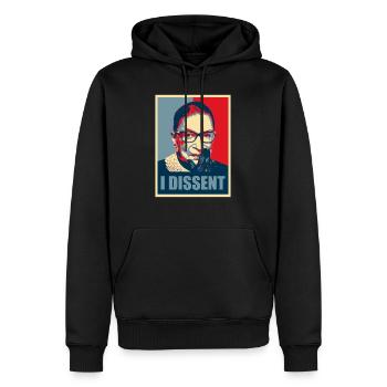 Ruth Bader Ginsburg Feministin Politik - Männer Premium Bio Hoodie - Schwarz - Vorne - Nico (187cm)