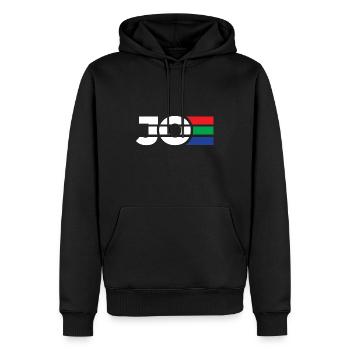 Joe Biden supporters - Men’s Premium Organic Hoodie - black - Front - Nico (187cm)
