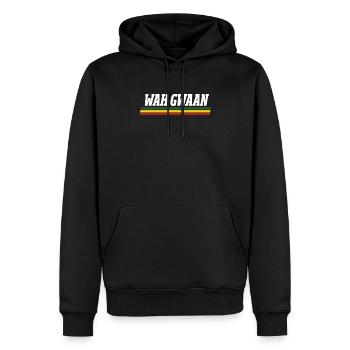 Rasta Rastafari Reggae Jamaica Ragga Geschenk - Männer Premium Bio Hoodie - Schwarz - Vorne - Nico (187cm)