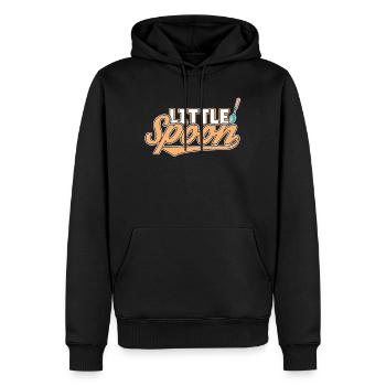 Big Spoon Little Spoon Matching Couple Schlaf - Männer Premium Bio Hoodie - Schwarz - Vorne - Nico (187cm)