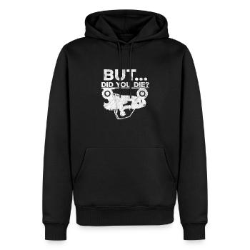 Atv Quad Quadfahrer Quads Motorsport Geschenk - Männer Premium Bio Hoodie - Schwarz - Vorne - Nico (187cm)
