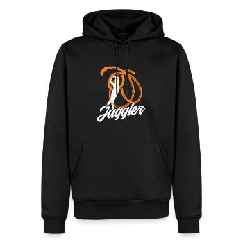 Torch Juggler Juggling Fire Poi Gift - Sweat à capuche Premium bio Homme - noir - Devant - Nico (187cm)