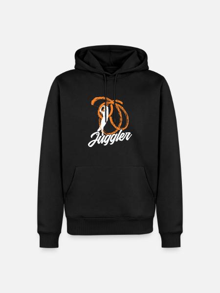 Fackeljongleur Jonglieren Feuer Poi Geschenk - Männer Premium Bio Hoodie - Schwarz