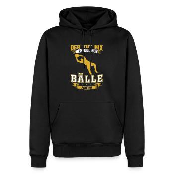 Torwart Fußball Mannschaft Geschenk - Männer Premium Bio Hoodie - Schwarz - Vorne - Nico (187cm)