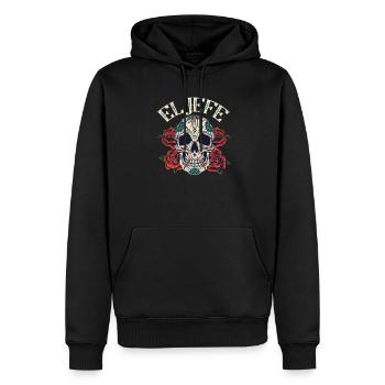 Dia De Los Muertos Chef - Männer Premium Bio Hoodie - Schwarz - Vorne - Nico (187cm)