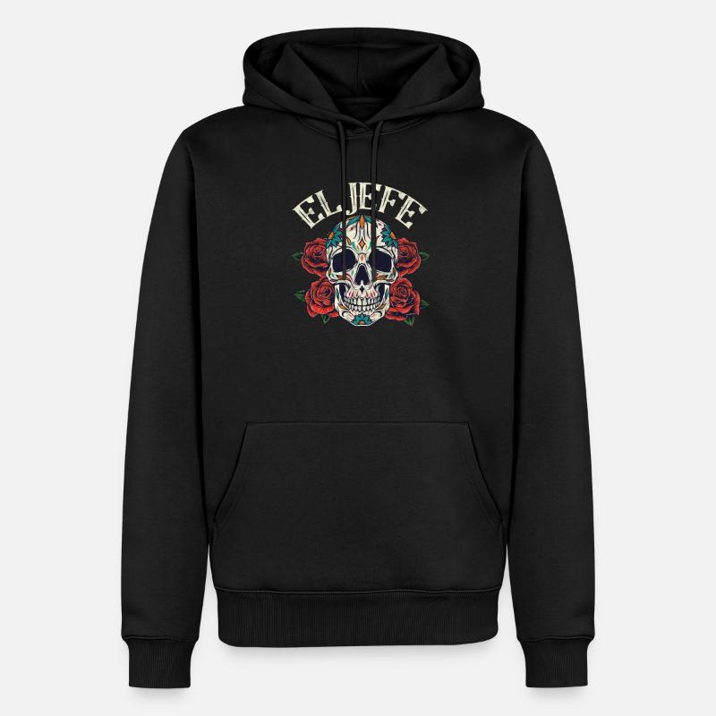 Dia De Los Muertos Chef - Männer Premium Bio Hoodie - Schwarz