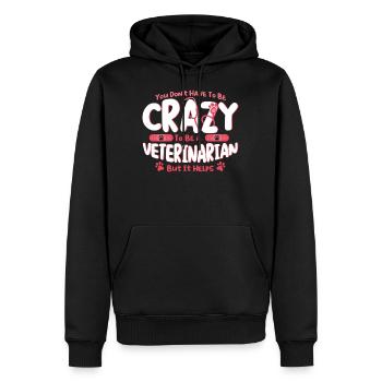 Tierheilkunde Tierarzt Veterinär Geschenk - Männer Premium Bio Hoodie - Schwarz - Vorne - Nico (187cm)