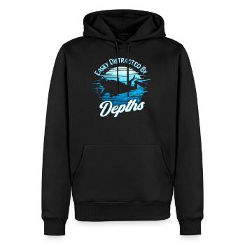 Scuba Diver Dive Trip Cadeau de plongée sous-marine - Sweat à capuche Premium bio Homme - noir - Devant - Nico (187cm)