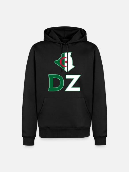 Dz - Men’s Premium Organic Hoodie - black