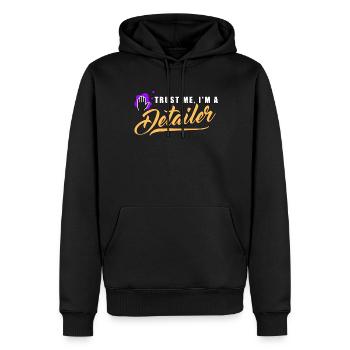 Trust Me I'm A Car Detailer - Männer Premium Bio Hoodie - Schwarz - Vorne - Nico (187cm)