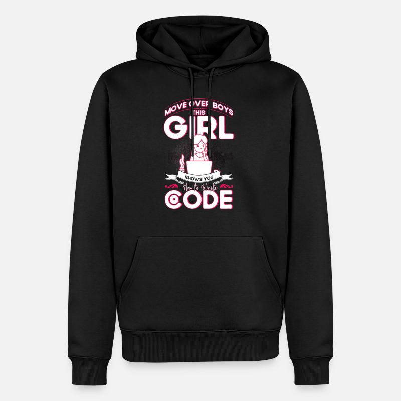 Softwareentwickler Entwickler Nerd Programmierer - Männer Premium Bio Hoodie - Schwarz