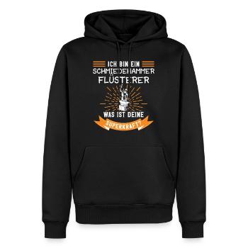Schmiedekunst Waffenschmied Schmied - Männer Premium Bio Hoodie - Schwarz - Vorne - Nico (187cm)