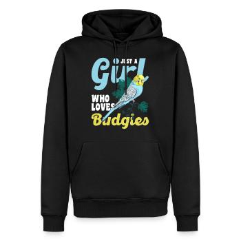 Perruque de perruque de perruque fille cadeau - Sweat à capuche Premium bio Homme - noir - Devant - Nico (187cm)