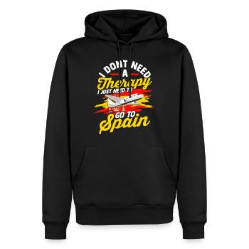 Espagne Tshirt Andalousie Spain Matador cadeau - Sweat à capuche Premium bio Homme - noir - Devant - Nico (187cm)