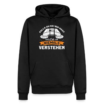 Putzkraft Hausfrau Saugroboter Geschenk - Männer Premium Bio Hoodie - Schwarz - Vorne - Nico (187cm)