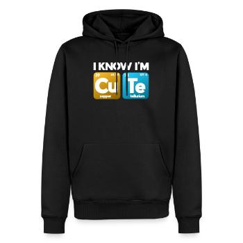 Chimiste chimiste cadeau de chimiste - Sweat à capuche Premium bio Homme - noir - Devant - Nico (187cm)