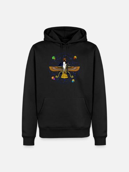 Ancient Anunnaki Symbol - Men’s Premium Organic Hoodie - black